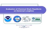 Evaluation of Chemical Shark Repellents  on Demersal Longlines