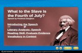 What to the Slave Is  the Fourth of July? Speech by Frederick Douglass