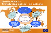 Eramus Mundus: Translating policy  in actions