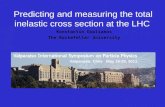 Predicting and measuring the total inelastic cross section at the LHC