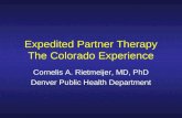 Expedited Partner Therapy The Colorado Experience
