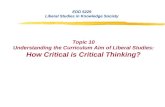 EDD 5229 Liberal Studies in Knowledge Society Topic 10