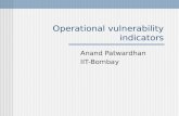 Operational vulnerability indicators