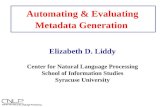 Automating & Evaluating Metadata Generation