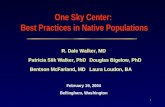 One Sky Center:  Best Practices in Native Populations