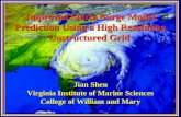 Improved Storm Surge Model Prediction Using a High Resolution Unstructured Grid