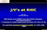 J/ Y ’s at RHIC W.A. Zajc Columbia University