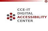 CCE-IT DIGITAL ACCESSIBILITY CENTER