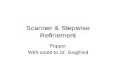 Scanner & Stepwise Refinement