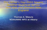 The Father’s Day 2002 Severe Weather Outbreak across New York and Western New England
