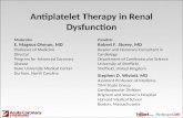 Antiplatelet Therapy in Renal Dysfunction