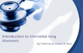 Introduction to interstitial lung diseases