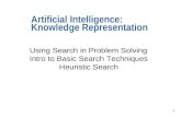 Artificial Intelligence:  Knowledge Representation