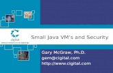 Small Java VM’s and Security