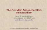The Pre-Main Sequence Stars thematic team