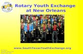 Rotary Youth Exchange  at New Orleans