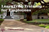 LeaveTraq  Training  for Employees