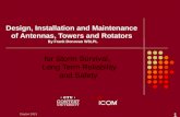 Design, Installation and Maintenance  of Antennas, Towers and Rotators  By Frank Donovan W3LPL