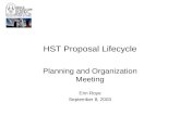 HST Proposal Lifecycle