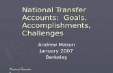 National Transfer Accounts:  Goals, Accomplishments, Challenges