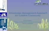 Knowledge Management Approach for CAMRA Community