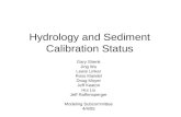 Hydrology and Sediment Calibration Status