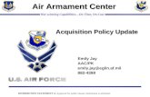 Acquisition Policy Update