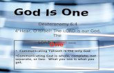 God Is One
