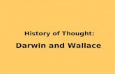 History of Thought: Darwin and Wallace