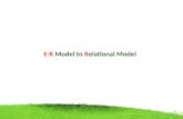 E-R  Model to  R elational Model