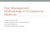 Pain Management Methodology in Occupational Medicine