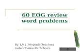 60 EOG review word problems