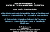 ANKARA UNIVERSITY  FACULTY OF EDUCATIONAL SCIENCES Res. Assist. Dürdane Polat