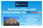 Scholarships and Fellowships to  Ge rma ny