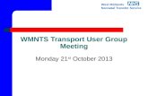 WMNTS Transport User Group Meeting