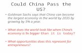 Could China Pass the US?