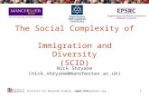 The Social Complexity of  Immigration and Diversity (SCID)