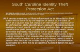 South Carolina Identity Theft Protection Act