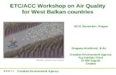 ETC/ACC Workshop on Air Quality for West Balkan countries