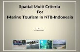 Spatial Multi Criteria  For Marine Tourism in NTB-Indonesia