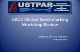 AROC Clinical Benchmarking Workshop Review