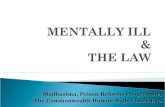 MENTALLY ILL  &  THE LAW