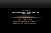 Introduction to knowledge  Discovery  in Databases and  Data Mining