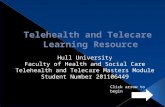 Telehealth and Telecare  Learning Resource