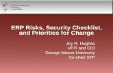 ERP Risks, Security Checklist, and Priorities for Change
