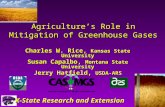Agriculture’s Role in Mitigation of Greenhouse Gases