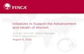 Initiatives to Support the Advancement and Health of Women