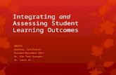 Integrating  and  Assessing Student Learning Outcomes