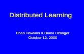 Distributed Learning