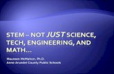 STEM – Not  just  Science, Tech, Engineering, and Math…